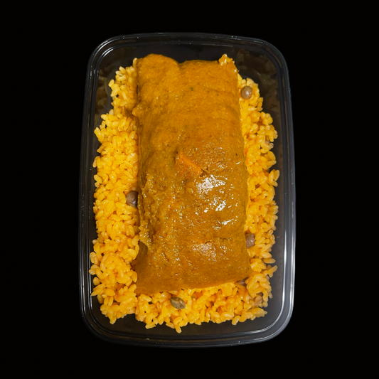 Arroz con Gandules / Pastel de Cerdo