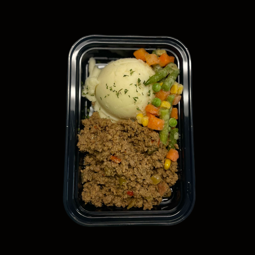 Papas Majadas /  Carne Molida / Vegetales Mixtos